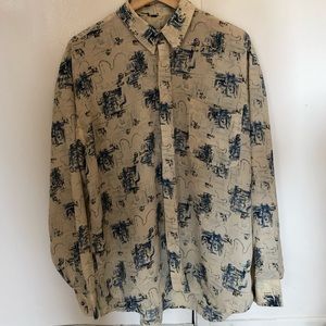 Men’s rare designer Italian-style dress shirt